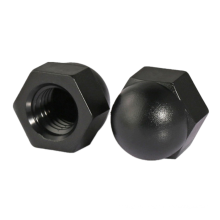 Various Size Black & White Nylon Plastic Hex Bolt Cap Cover